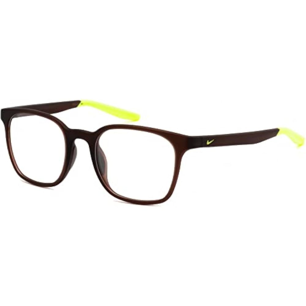 NEW NIKE 7115 207 Matte El Dorado & Volt Eyeglasses 51mm with Nike Case